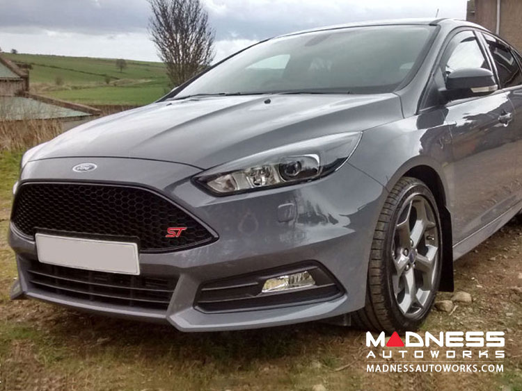 Ford Focus ST Mud Flaps by RallyFlapZ (4) Black (2011 2017